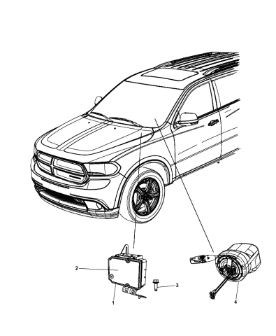 Modules, Brake, Suspension & Steering - 2015 Dodge Durango