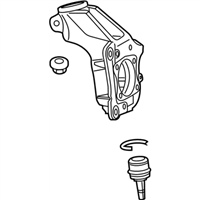 4877888AF - Genuine Mopar Suspension Knuckle Front Right