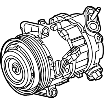 Chrysler 200 A/C Compressor - 68103197AC