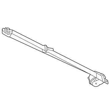 Mopar 5ZN25HL1AD 2Nd Row Seat Belt And Retractor