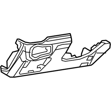 Jeep Cherokee Steering Column Cover - 5YP07HL1AD
