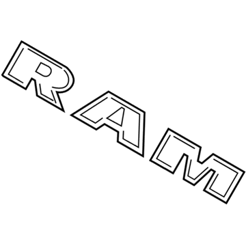 2021 Ram 1500 Emblem - 68302528AB