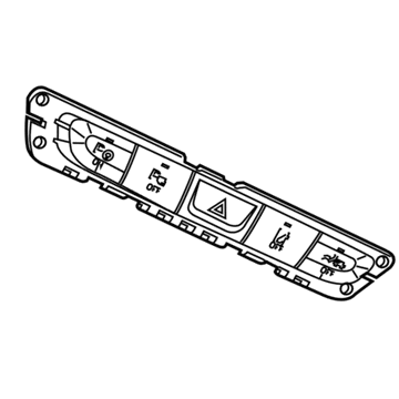 Mopar 68158235AA Switch-Instrument Panel