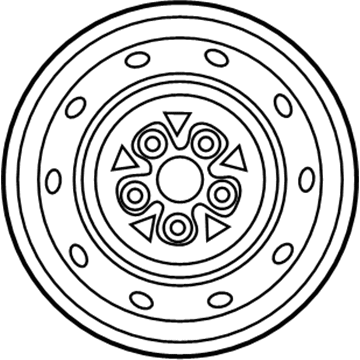1999 Chrysler 300M Spare Wheel - 4782226AA