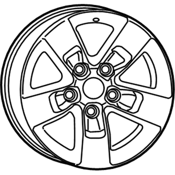 2016 Ram 1500 Spare Wheel - 1UB17GSAAC