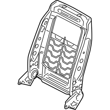 Mopar 4610347AC Frame-Front Seat Back