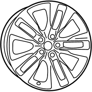2014 Dodge Challenger Spare Wheel - 1PA57SZGAB