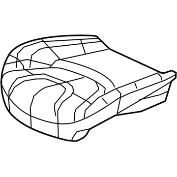 Mopar 6SS94CV5AA Front Seat Cushion Cover