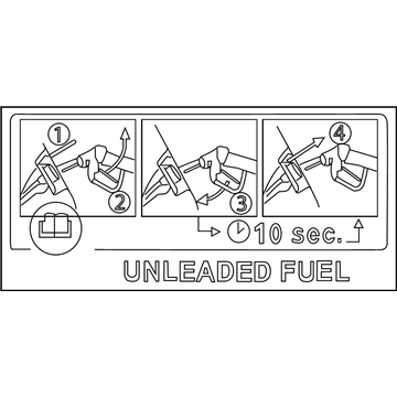 Mopar 68499365AA Label-Fuel