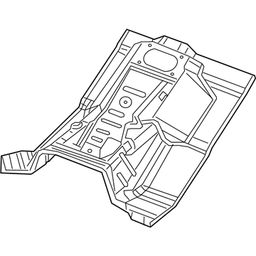 Mopar 68298262AC Pan-Front Floor Tunnel