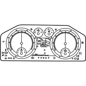 Ram Speedometer - 68302585AC