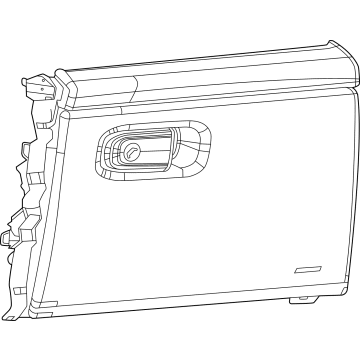 Mopar 6PM002X7AH GLOVE BOX-INSTRUMENT PANEL