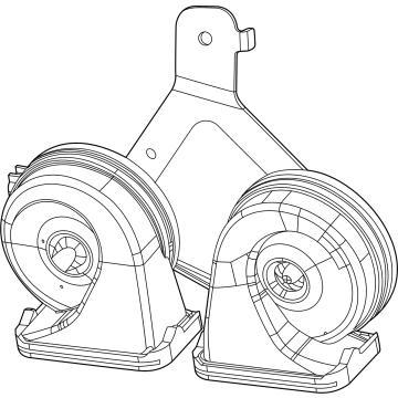 2023 Jeep Grand Wagoneer Horn - 68477502AA