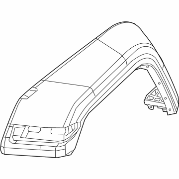 Mopar 6AD66TZZAH NONPART-Wheel Flare