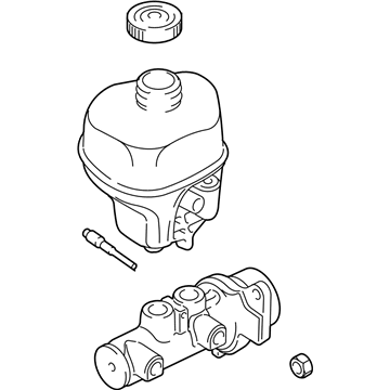 Dodge Ram 2500 Brake Master Cylinder - 5093407AB