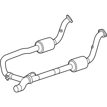 2005 Dodge Ram 1500 Catalytic Converter - 55366327AB