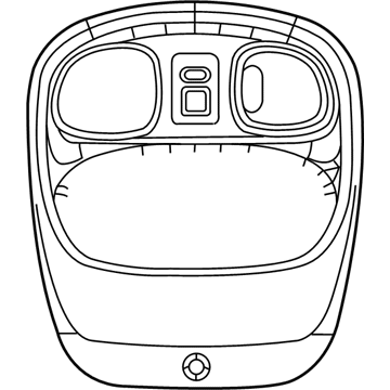 Mopar XZ551W1AA Console-Overhead