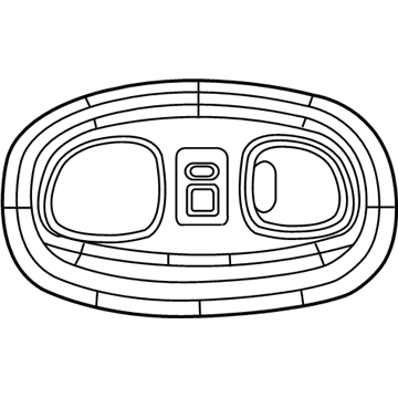 2005 Chrysler Pacifica Dome Light - XZ531L2AA