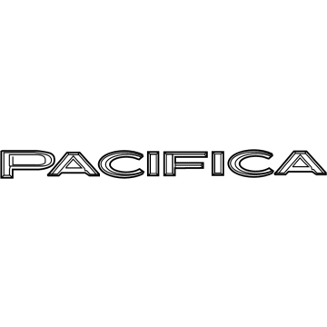 Chrysler Pacifica Emblem - 68320934AB