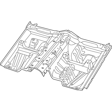 Jeep Grand Cherokee WK Floor Pan - 68251628AD