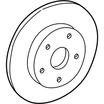 2002 Chrysler 300M Brake Disc - 4779111AC