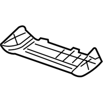 Mopar 5030575AA DEFLECTOR-Air