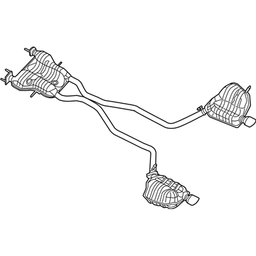 2018 Jeep Grand Cherokee Exhaust Pipe - 68276653AA