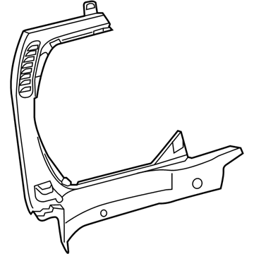 Mopar 5RK03DX9AF Extension-Quarter Trim Panel