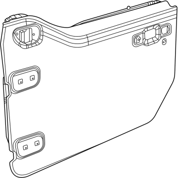 Mopar 68284732AB DOOR-FRONT