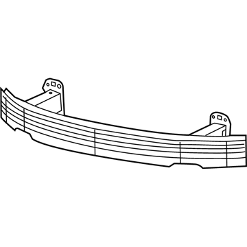 Mopar 68245322AB Reinforce-Front Bumper