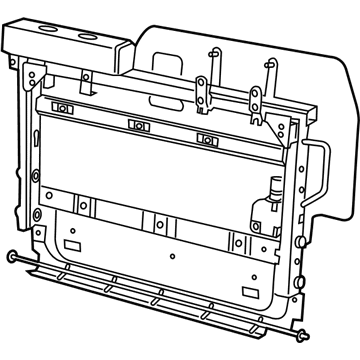 Mopar 68423671AA Frame-Rear Seat Back 60%