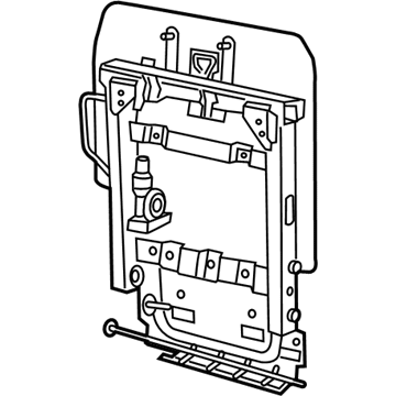 Mopar 68423682AA Frame-Rear Seat Back 40%