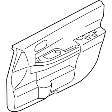 Mopar 7221A791XD Panel-Front Door