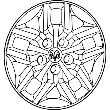 Mopar 4726483AA Wheel Cover