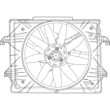 Jeep Wagoneer Fan Blade - 68468156AC