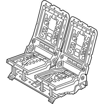 Mopar 4610251AF Frame-Rear Sub-Assembly