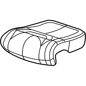 Mopar 5LH35LX3AA Front Seat Cushion Cover