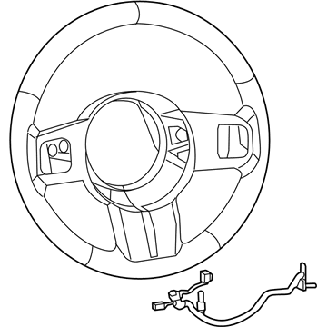 Chrysler Steering Wheel - 6VD88YSAAA