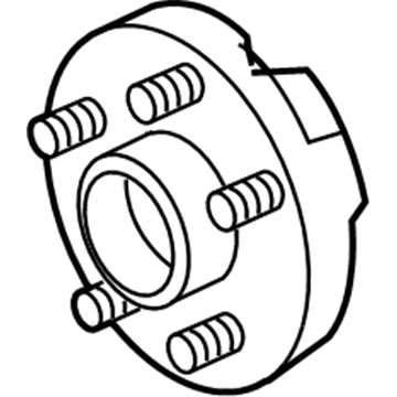 Mopar 68184746AE Front Hub And Bearing