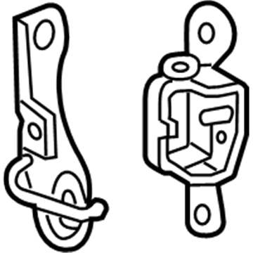 Mopar 5065099AC Door Hinge Rear Left Lower