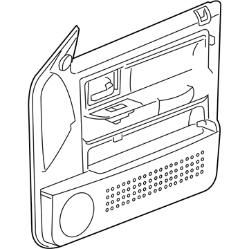 Mopar 5HR031D5AC Panel-Front Door Trim