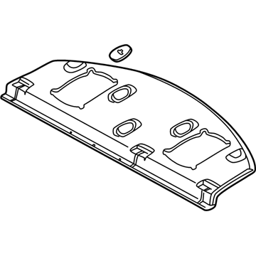 Mopar MR616489 Panel-Rear Shelf