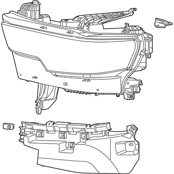 2022 Ram 1500 Headlight - 68442528AE