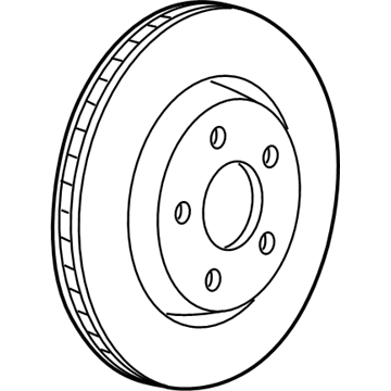 2021 Jeep Grand Cherokee Brake Disc - 4755577AA