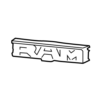 2022 Ram 2500 Emblem - 68459112AA