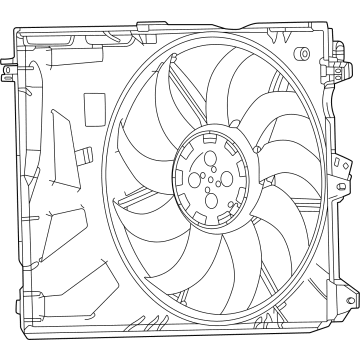 Dodge Hornet Cooling Fan Assembly - 68475910AB