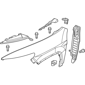 Mopar 68103309AF Fender-Front