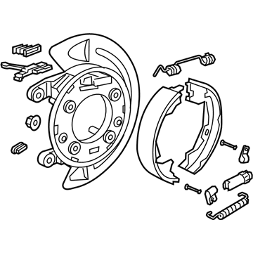 Mopar 68373118AA Plate-Parking Brake