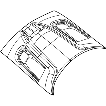 Mopar 68259672AD Hood Panel