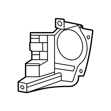 Mopar 68232196AB Bracket-Fog Lamp